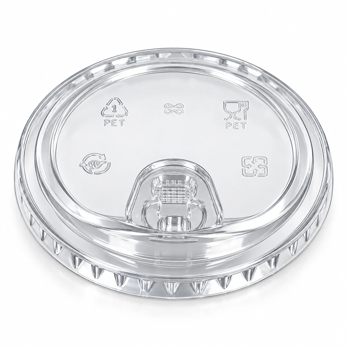 107 PET sip lid