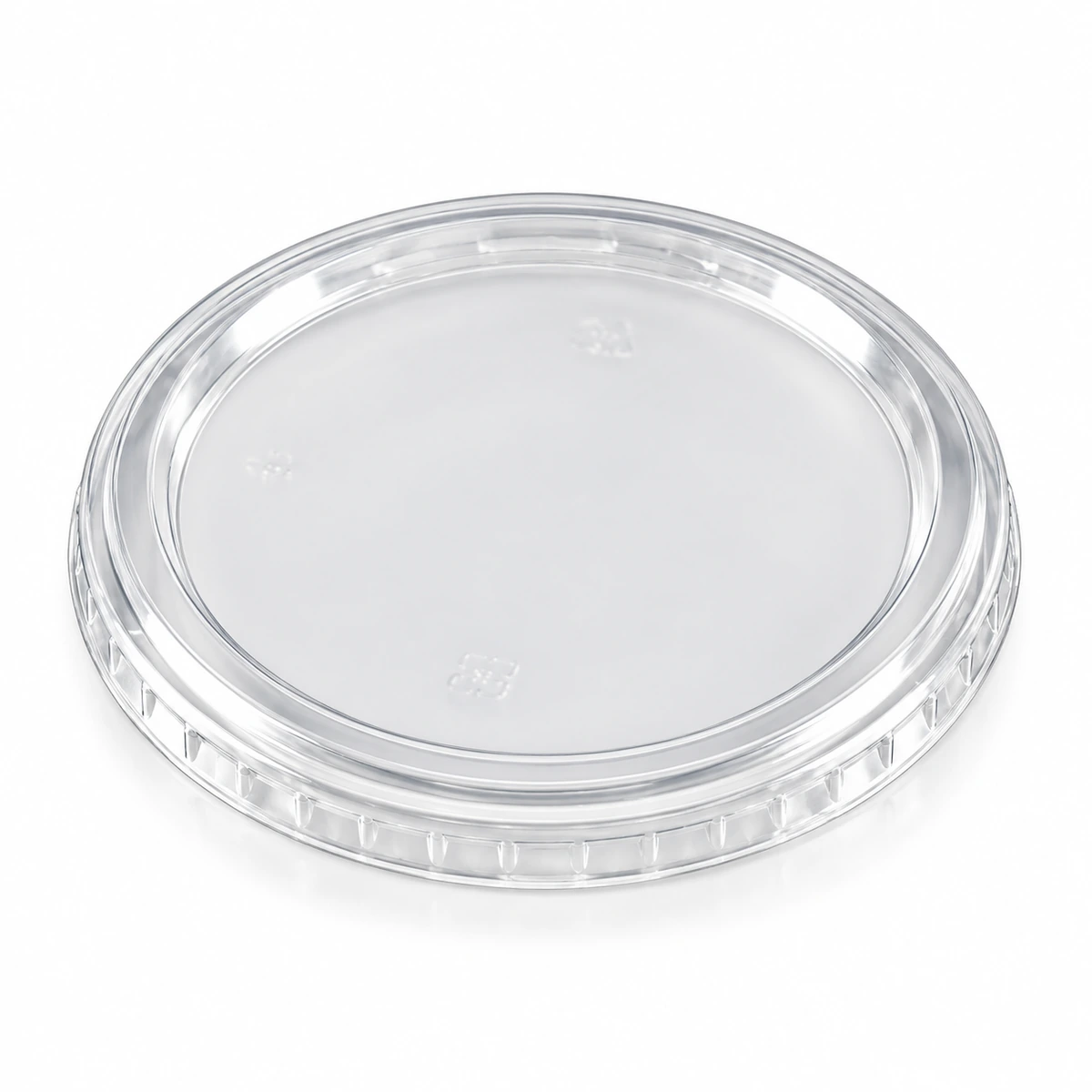 117 PET flat lid