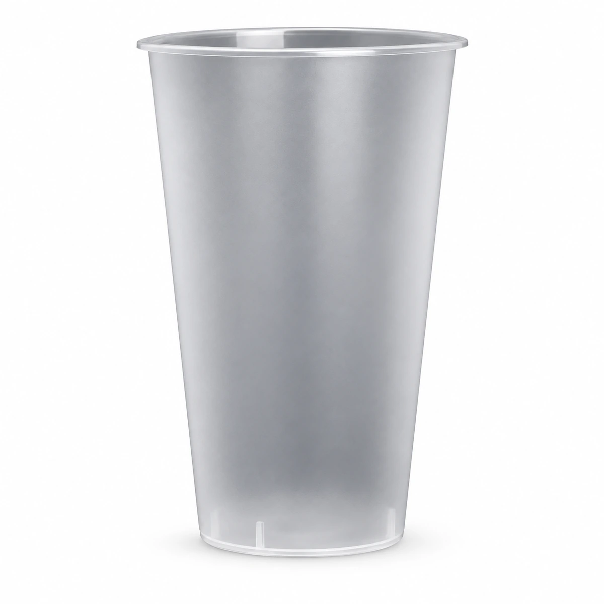 90-500 PP cup · Injection-molded · Frosted