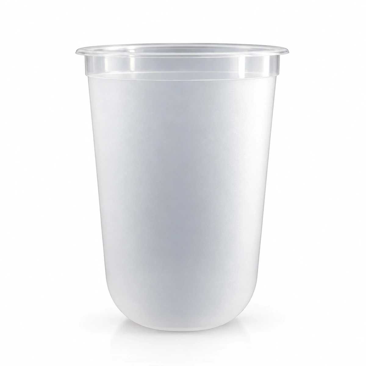 90-500U PP cup · Injection-molded · Frosted