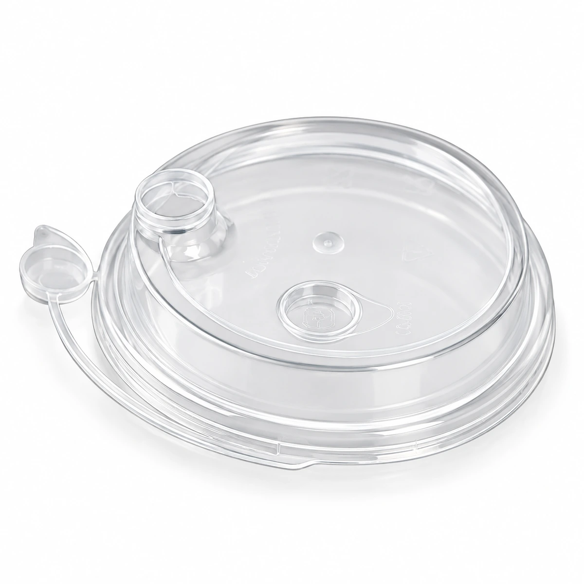 90 Injection-molded cup lid