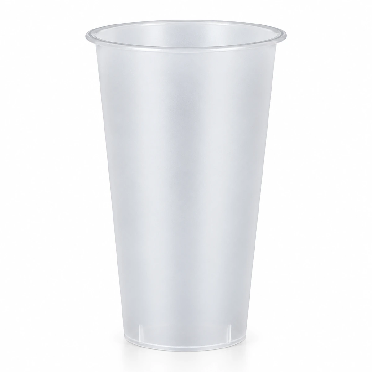 90-600 PP cup · Injection-molded · Frosted